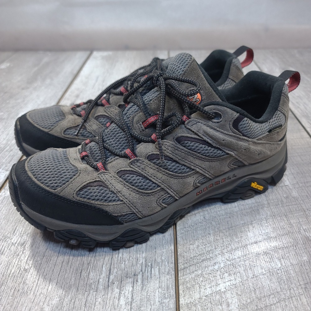 Merrell Moab 3 Waterproof Hiking Shoes Mens 12 Grey Suede Vibram J035843